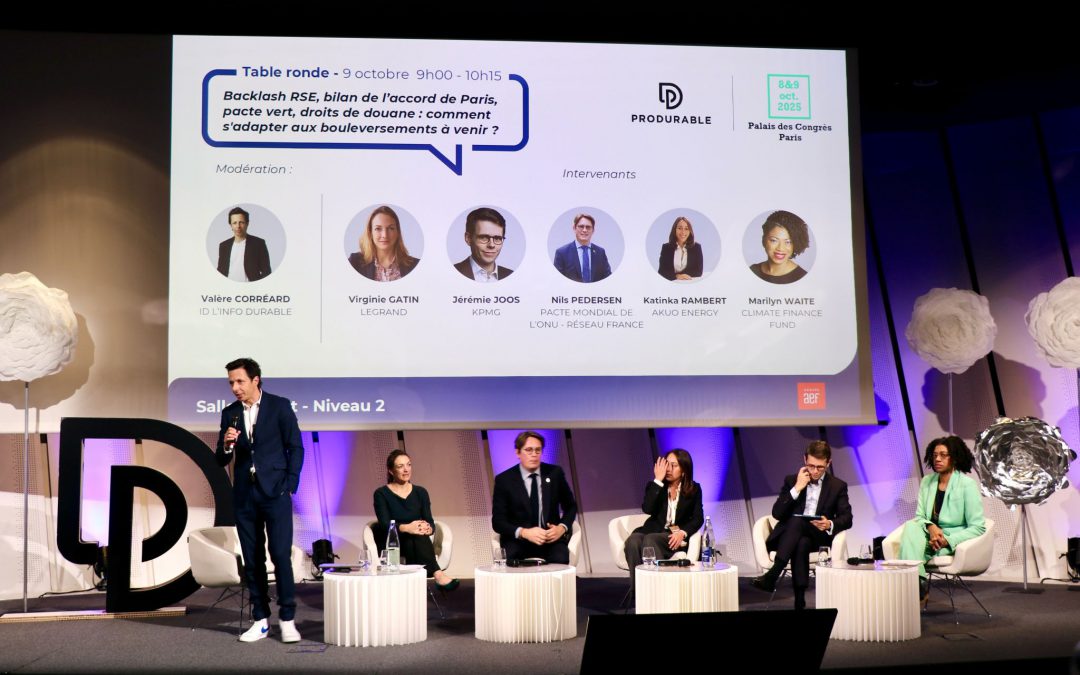 Animation de la plénière pour Produrable 2025